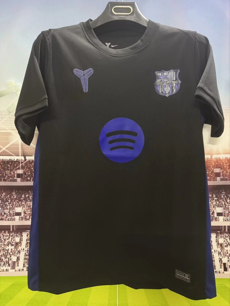 2526 Barcelona  Black Blue Special Edition Jersey Fan Version
