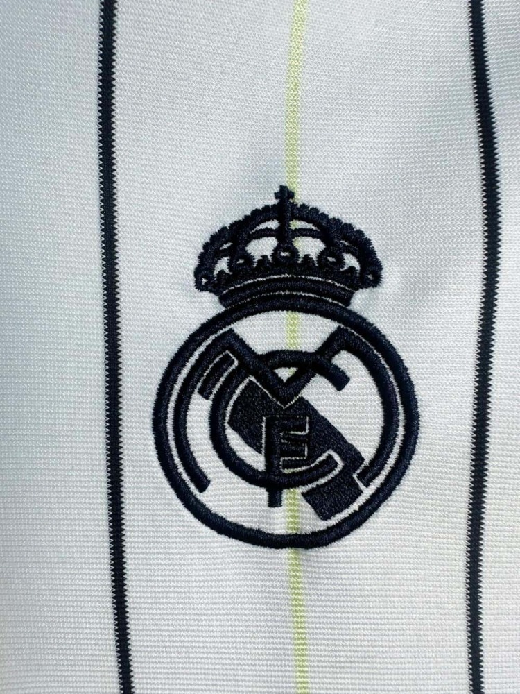 2526 Real Madrid White Baseball Jersey Fan Version