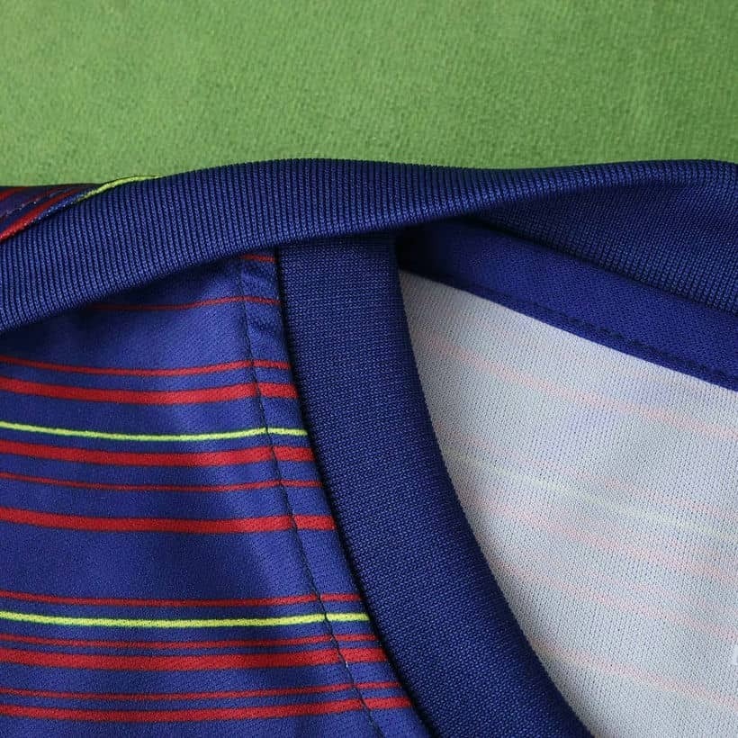 2526 Barcelona Multicolor Wave Pattern Pre-Training Jersey Fan Version