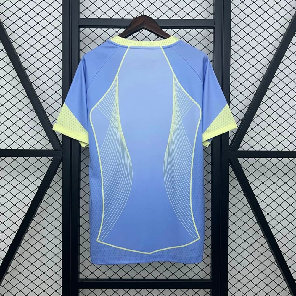 2526 Barcelona Light Blue Neon Yellow Special Edition Jersey Fan Version