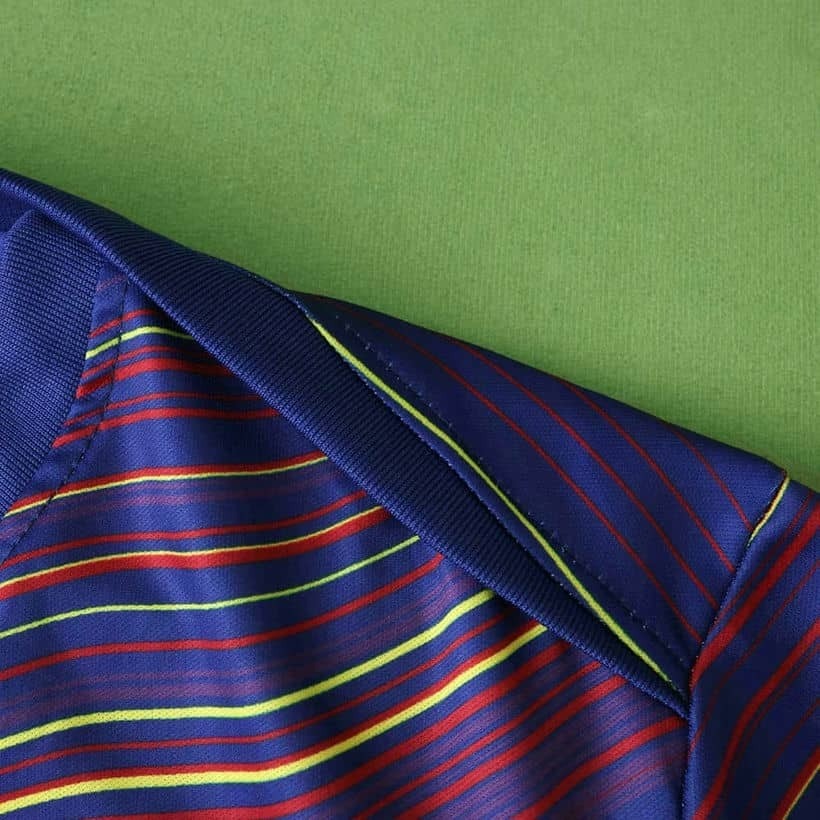 2526 Barcelona Multicolor Wave Pattern Pre-Training Jersey Fan Version