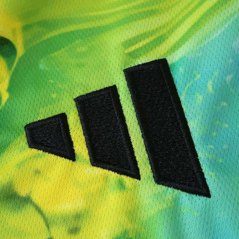 2526 Real Madrid Yellow Green Marble Pattern Concept Edition Jersey Fan Version