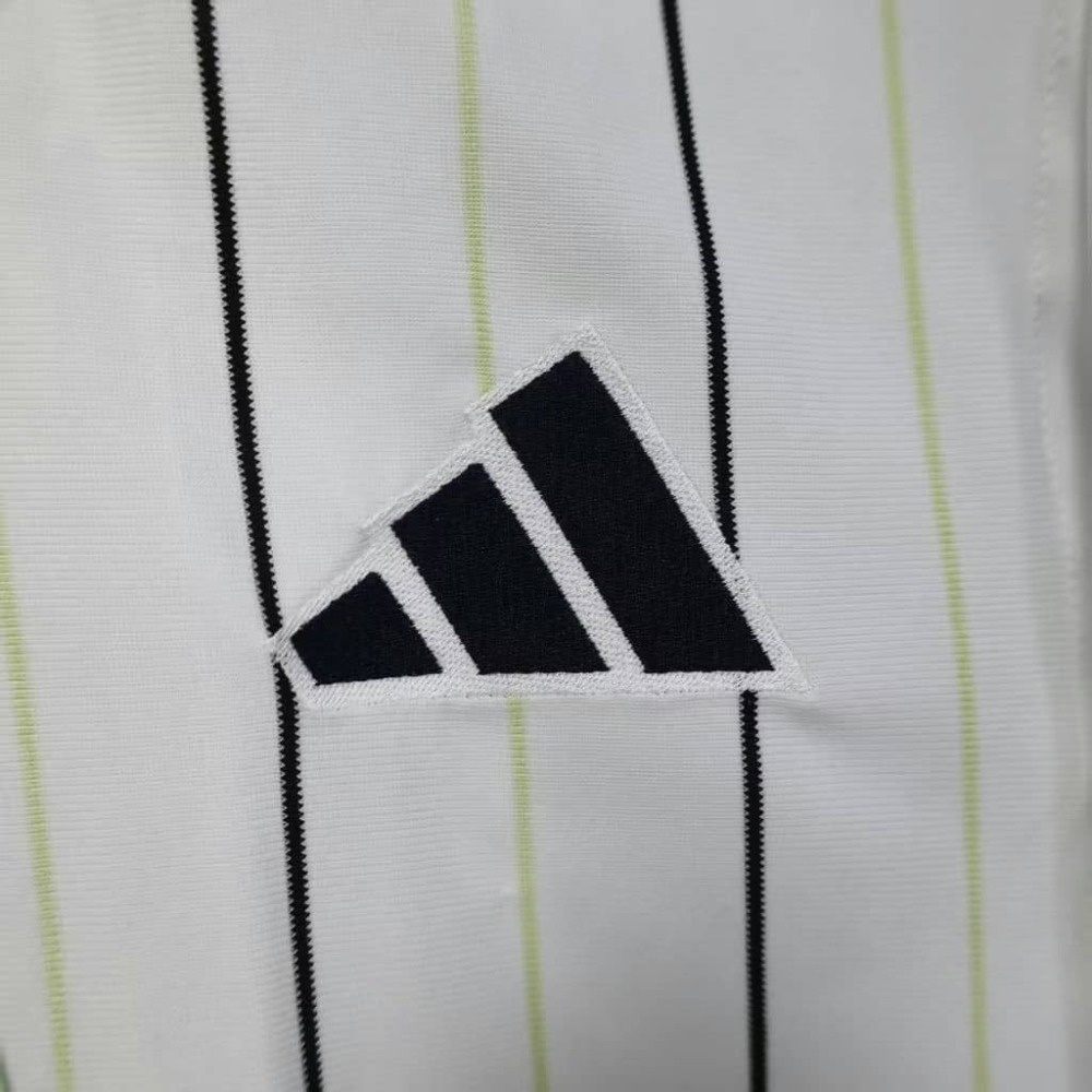 2526 Real Madrid White Baseball Jersey Fan Version