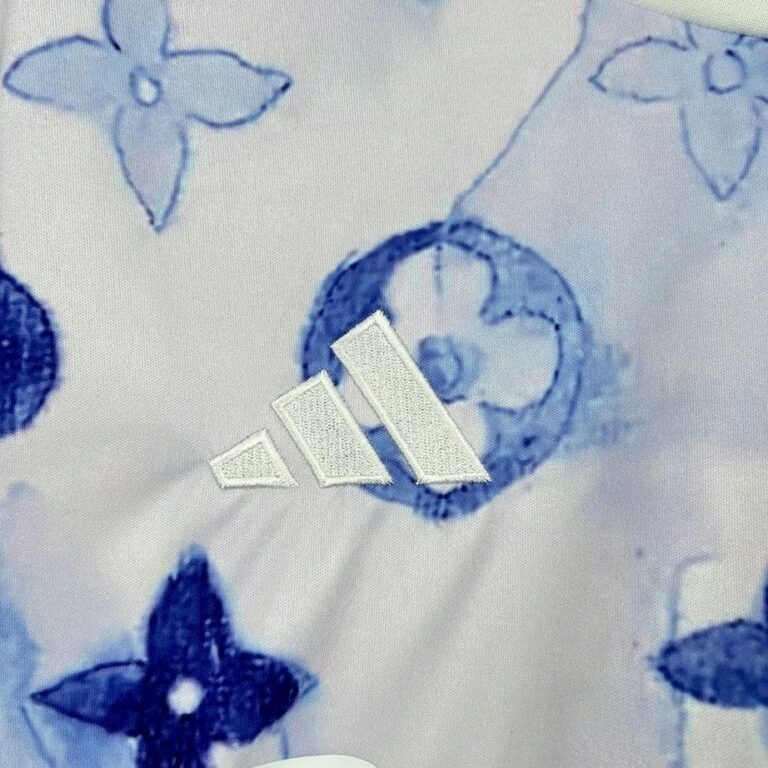 2526 Real Madrid X Louis Vuitton 2025-26 White Monogram Special Edition Jersey Fan Version