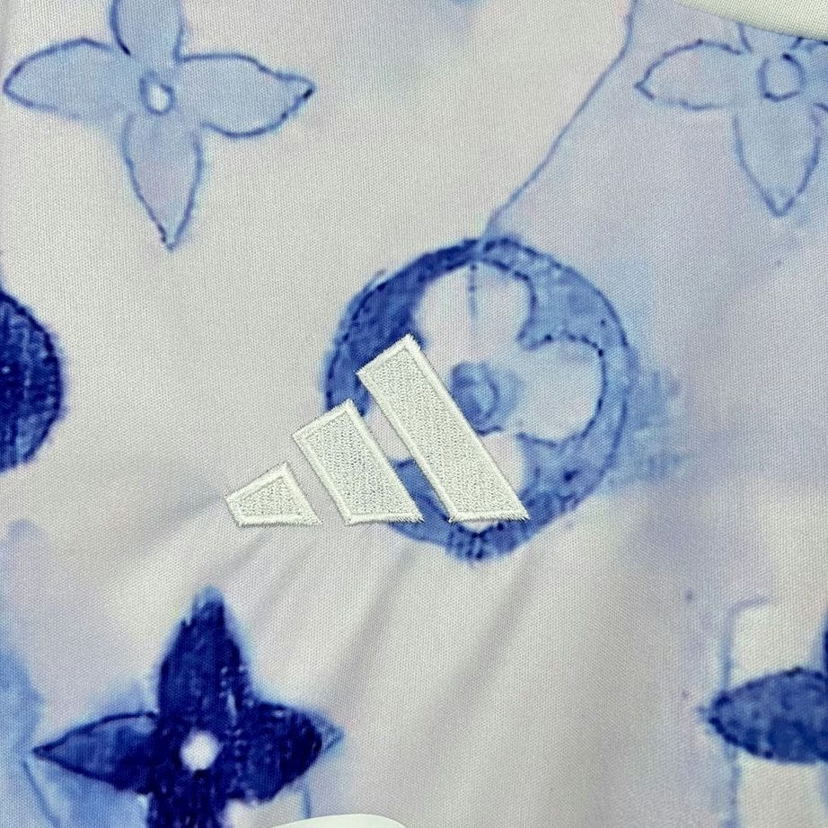 2526 Real Madrid X Louis Vuitton 2025-26 White Monogram Special Edition Jersey Fan Version