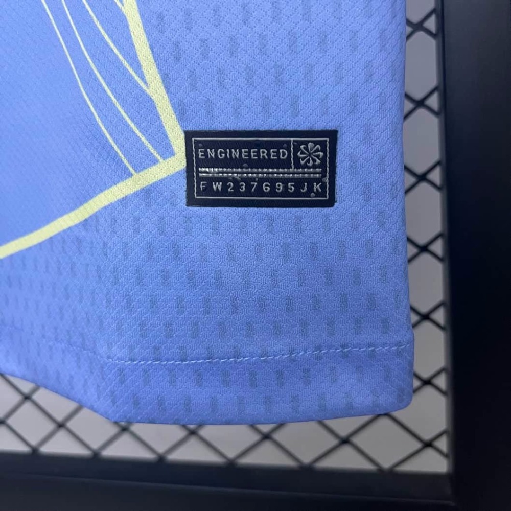 2526 Barcelona Light Blue Neon Yellow Special Edition Jersey Fan Version