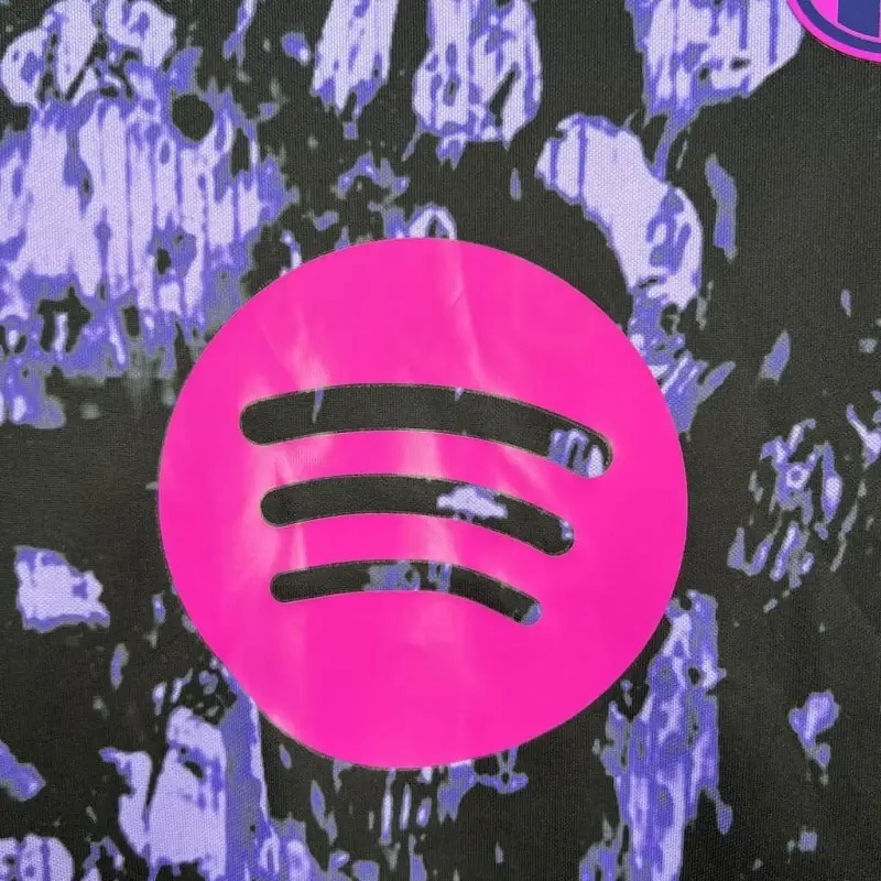 2526 Barcelona Black Purple Pre-Match Training Jersey Fan Version