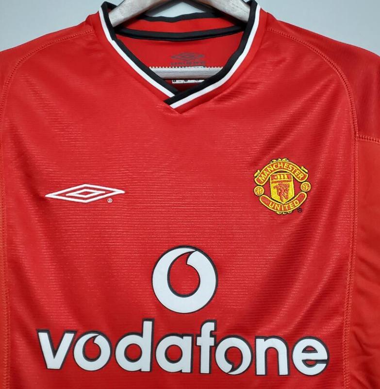 retro 2000 02 man utd home jersey
