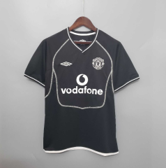 retro 2000 02 man utd black goalkeeper jersey
