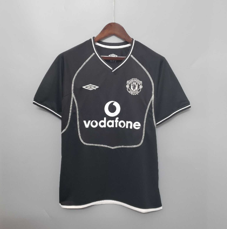 retro 2000 02 man utd black goalkeeper jersey