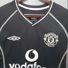 retro 2000 02 man utd black goalkeeper jersey