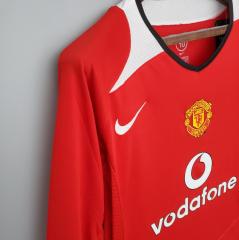retro 2004 06 man utd home long sleeve jersey