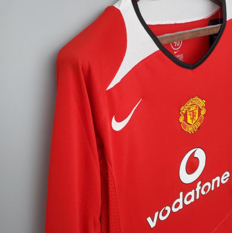 retro 2004 06 man utd home long sleeve jersey