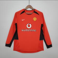 retro 2002 04 man utd home long sleeve jersey