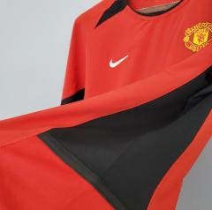 retro 2002 04 man utd home long sleeve jersey