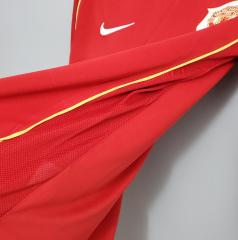 retro 2006 07  man utd home long sleeve jersey