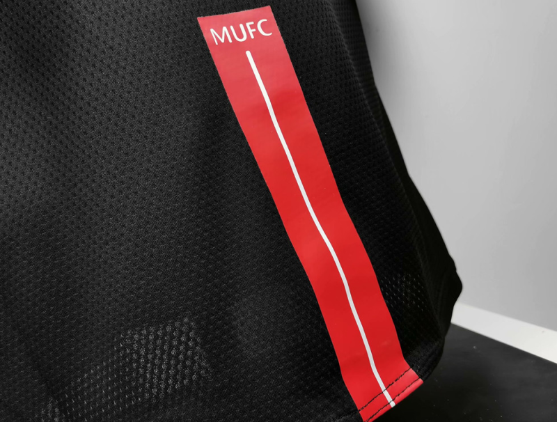 retro 2007 08 man utd away black jersey