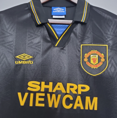 retro 93 95 man utd away jersey