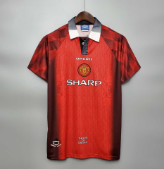 retro 96 98 man utd home jersey