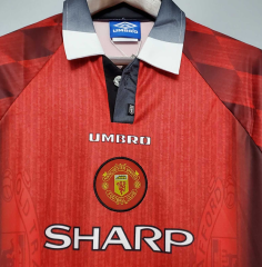 retro 96 98 man utd home jersey