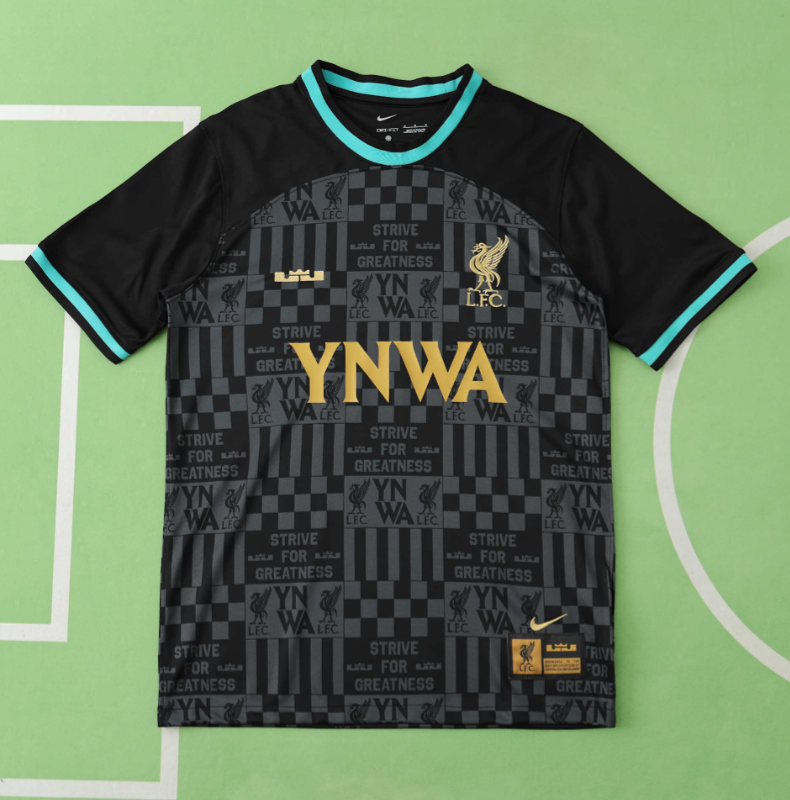 23/24 Liverpool Black Co branded Edition Fan version jersey