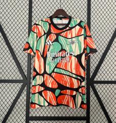 adult size s-4xl 24/25 arsenal pre match jersey