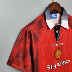 retro 96 98 man utd home jersey