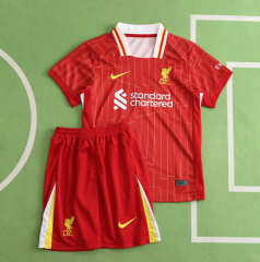 kids kit 24/25 liverpool home jersey