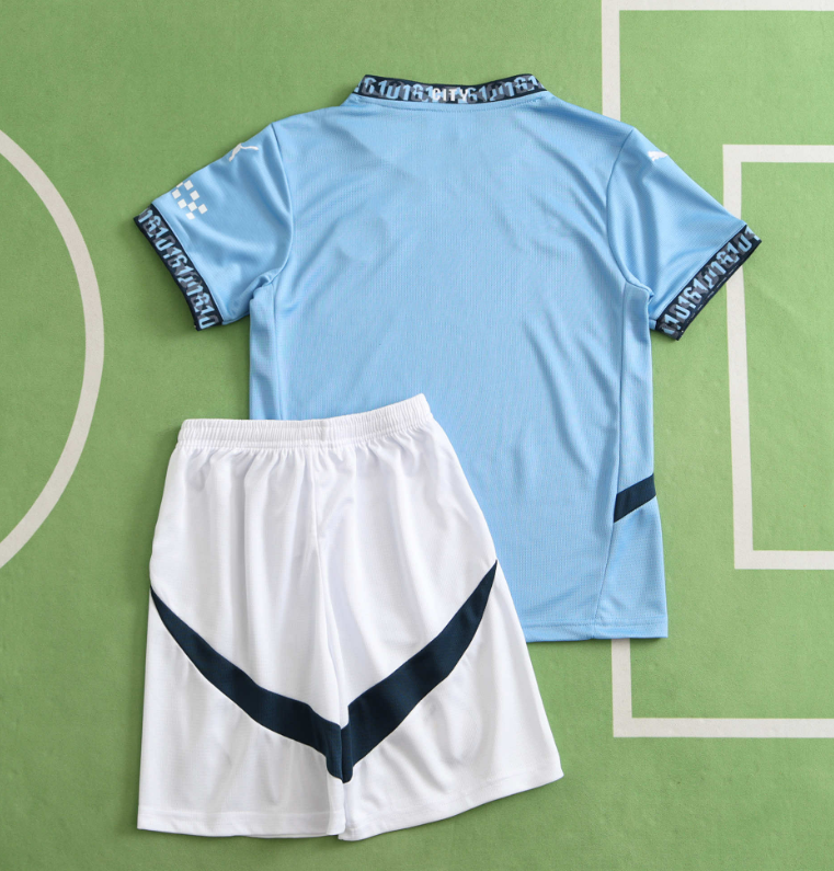 kids kit 24/25 manchester city home jersey
