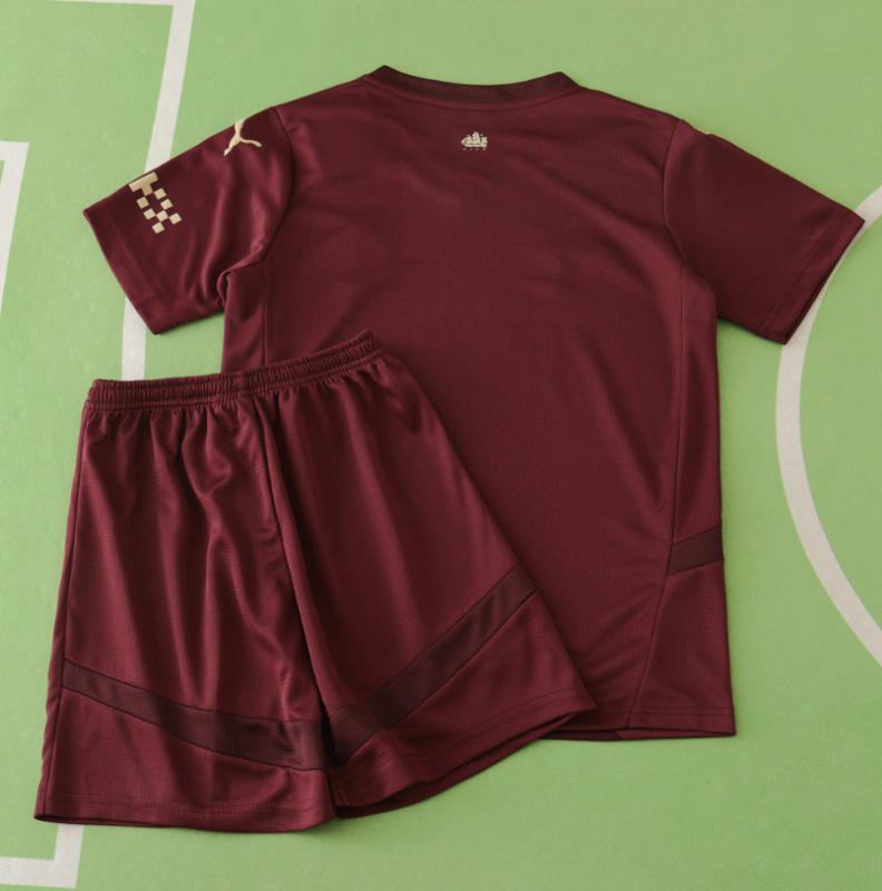 kids kit 24/25 manchester city third jersey