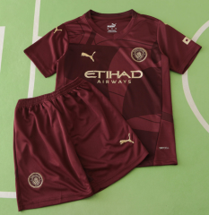 kids kit 24/25 manchester city third jersey