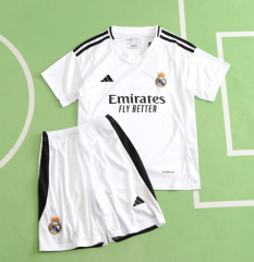 kids kit 24/25 real madrid home jersey
