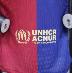 player version 24/25 Barcelona home jersey big logo