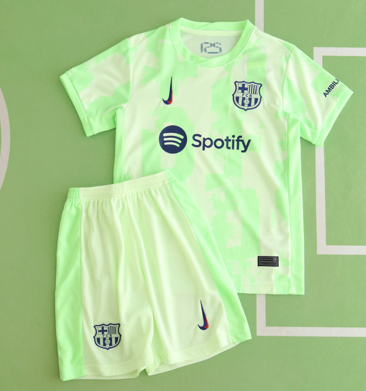 kids kit 24/25 Barcelona third jersey