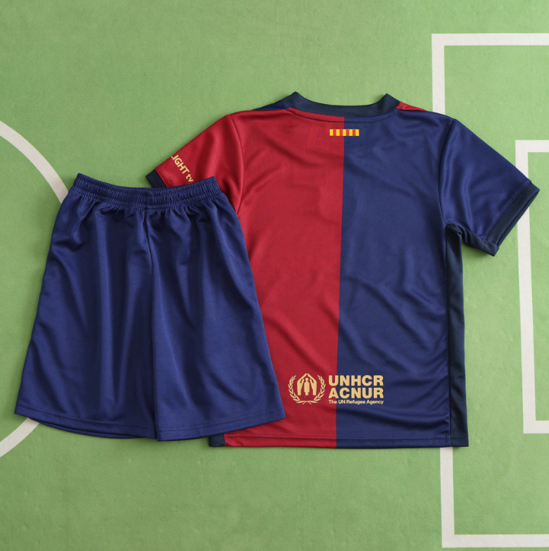 kids kit 24/25 Barcelona home jersey