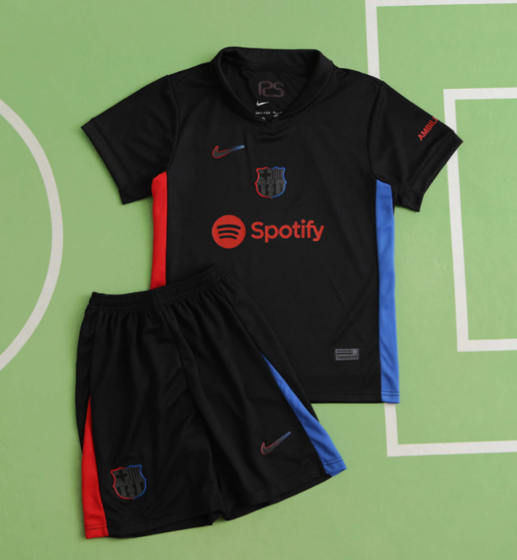 kids kit 24/25 Barcelona away jersey