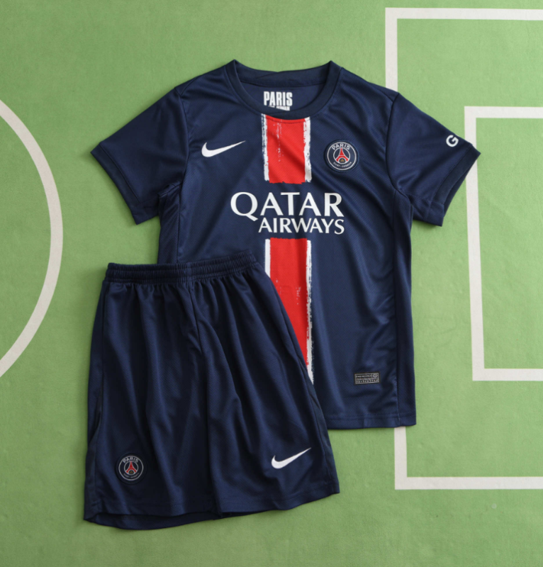 kids kit 24/25 psg home jersey