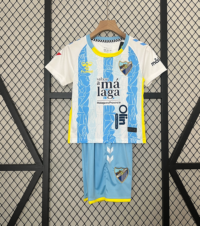 kids kit 24/25 malaga home jersey