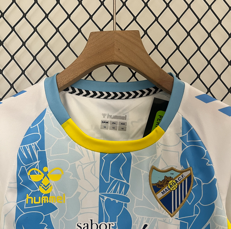 kids kit 24/25 malaga home jersey