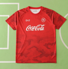 24 25 napoli red  training shirts