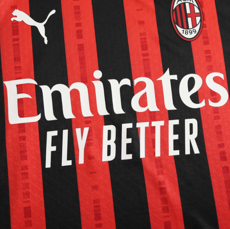 player version 24 25 ac milan home jersey