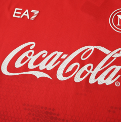 24 25 napoli red  training shirts