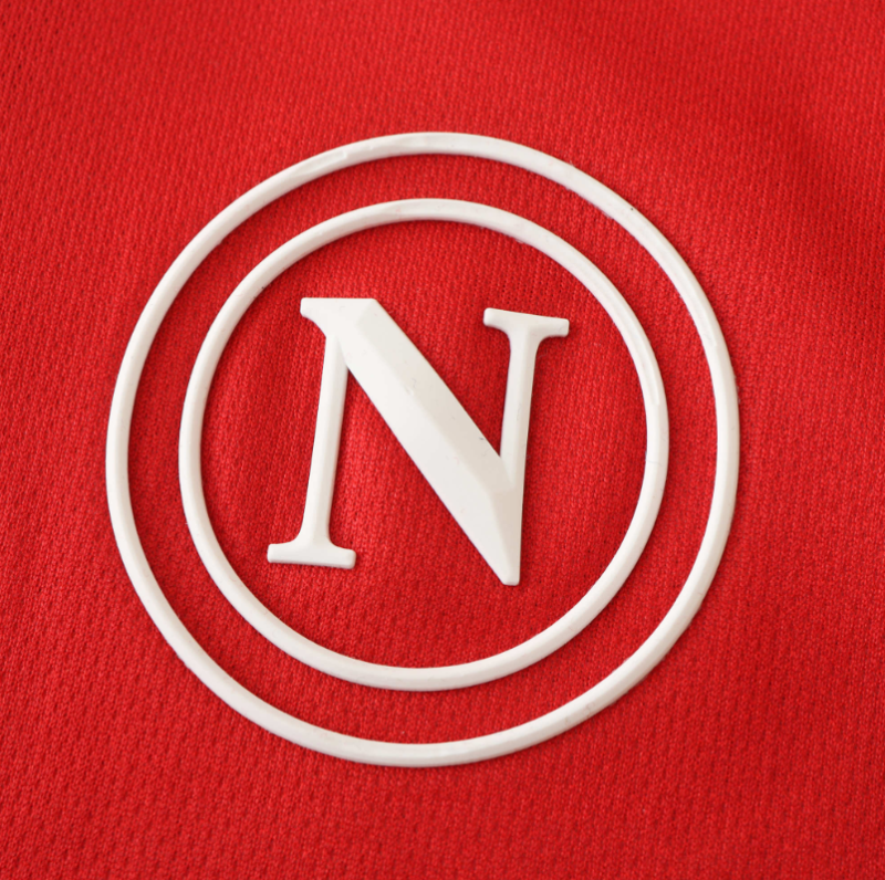 24 25 napoli red  training shirts