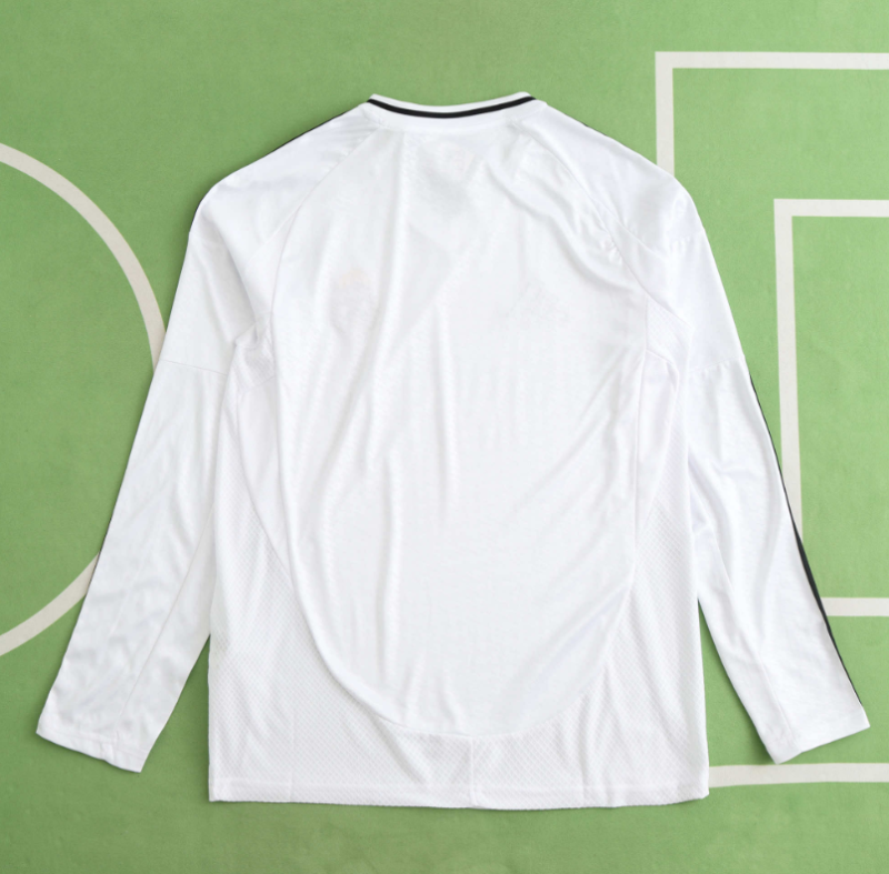 24/25 real madrid home long sleeve jersey