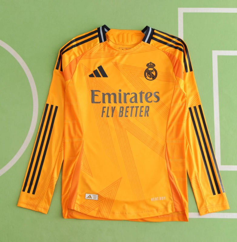 player version 24/25 real madrid away long sleeve jersey
