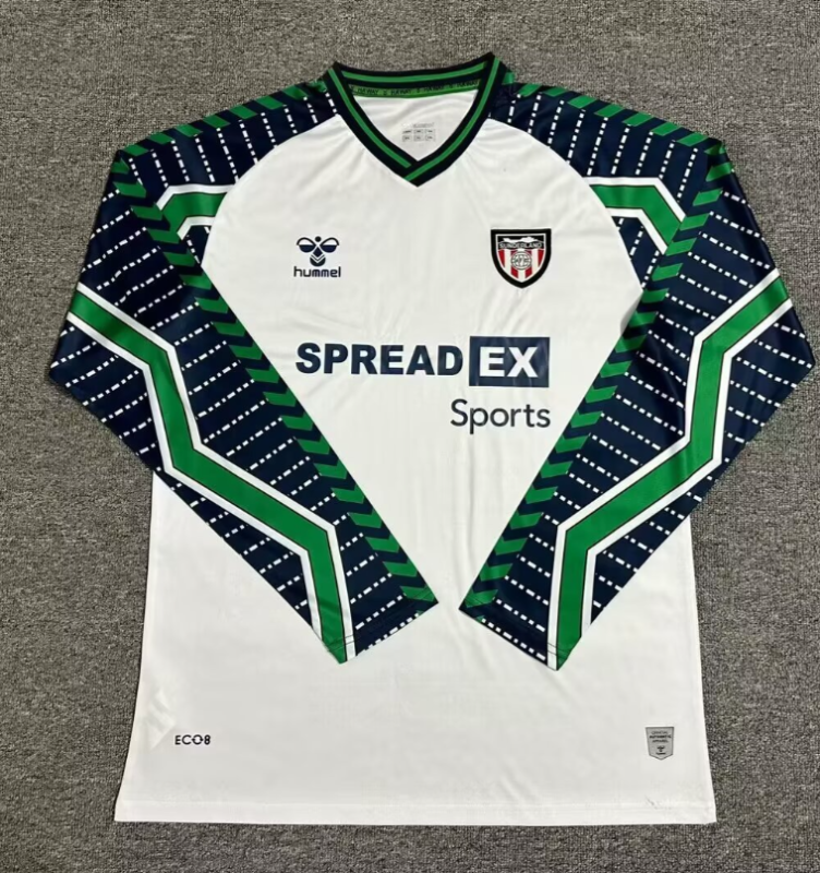 24/25 sunderland away long sleeve jersey