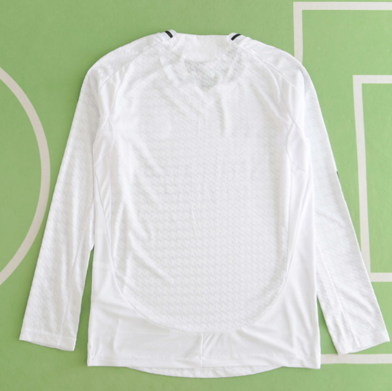 player version 24/25 real madrid home long sleeve jersey