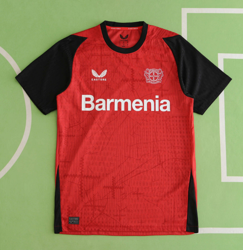 player version 24 25 Bayer 04 Leverkusen home jersey