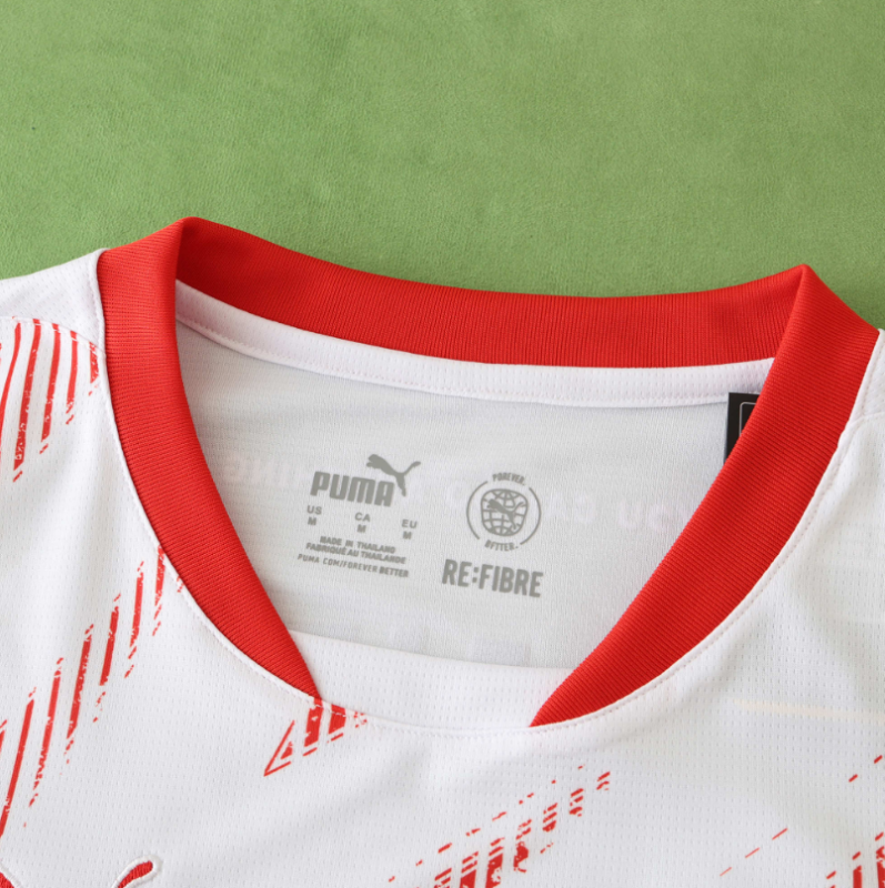 24 25 RB Leipzig home jersey