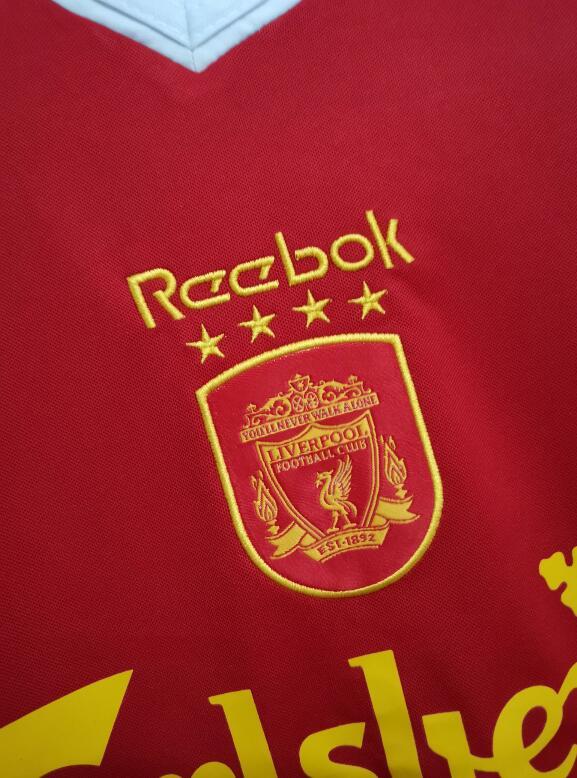 retro 01 02 liverpool champions league home Jersey